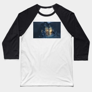 Lost City of Atlantis or Mystery Legend Atlántida Baseball T-Shirt